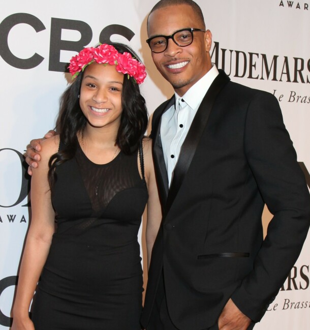 ANSTRENGT FORHOLD: Ifølge Deyjah Harris har forholdet til faren T.I. endret seg de siste månedene. Her er far og datter sammen på Tony Awards i 2014. Foto: NTB Scanpix ANSTRENGT FORHOLD: Ifølge Deyjah Harris har forholdet til faren T.I. endret seg de siste månedene. Her er far og datter sammen på Tony Awards i 2014. Foto: NTB Scanpix