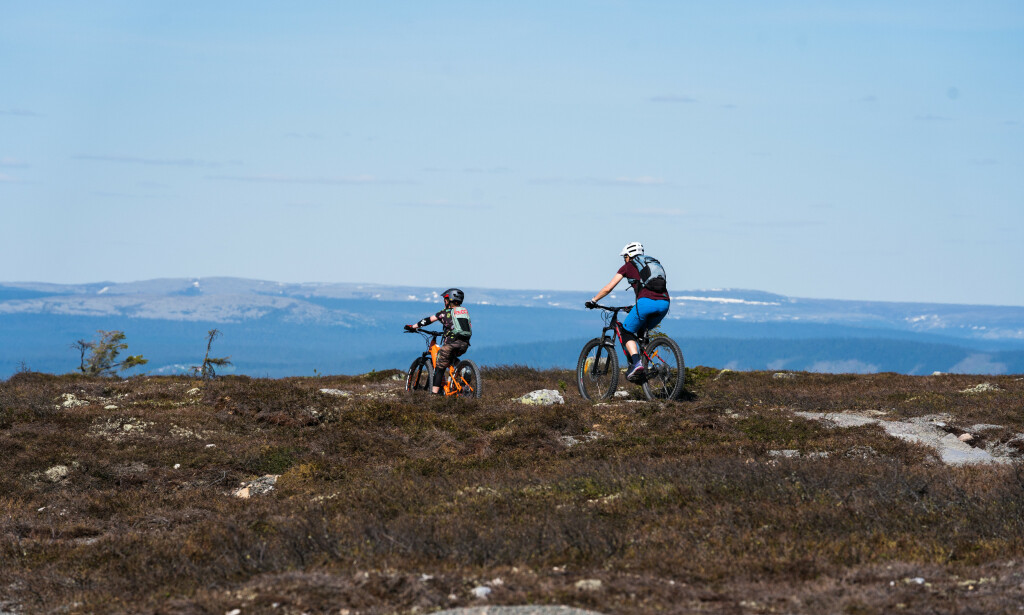 Til fjells: Mange nordmenn vil til fjells i sommer - gjerne for å oppleve fjellsykling. Foto: Destinasjon Trysil Til fjells: Mange nordmenn vil til fjells i sommer - gjerne for å oppleve fjellsykling. Foto: Destinasjon Trysil