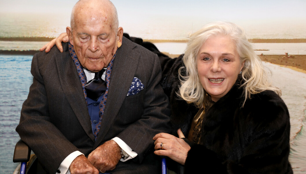<strong>GAMMEL:</strong> Dette bildet ble tatt av Holm tidligere i år. Her poserer han sammen med Sophie de Stempel. Foto: NTB Scanpix <strong>GAMMEL:</strong> Dette bildet ble tatt av Holm tidligere i år. Her poserer han sammen med Sophie de Stempel. Foto: NTB Scanpix