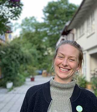 GÅR FOR NATUR: Tuva Løkse (MDG) er stolt av at bydelsutvalget i Gamle Oslo har vedtatt at ingen framtidige barnehager skal ha lekeplass med plastdekke. Foto: Privat GÅR FOR NATUR: Tuva Løkse (MDG) er stolt av at bydelsutvalget i Gamle Oslo har vedtatt at ingen framtidige barnehager skal ha lekeplass med plastdekke. Foto: Privat
