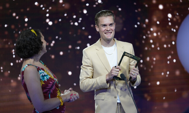 DOKUSÅPE: «Team Ingebrigtsen» vant for beste dokusåpe. Filip Ingebrigtsen tok imot prisen på vegne av programmet. Foto: NTB Scanpix DOKUSÅPE: «Team Ingebrigtsen» vant for beste dokusåpe. Filip Ingebrigtsen tok imot prisen på vegne av programmet. Foto: NTB Scanpix
