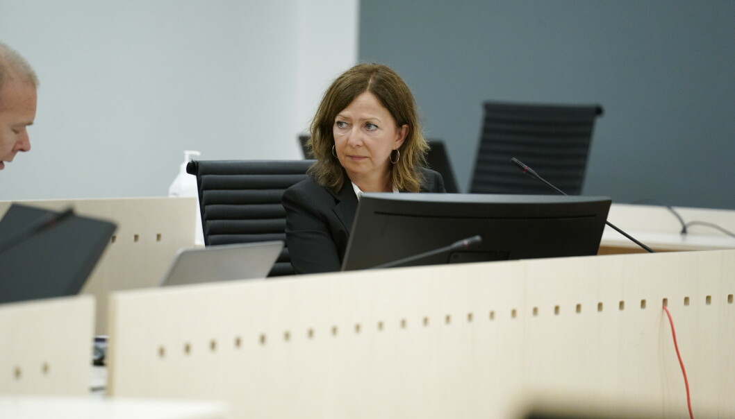 VIL FENGSLE: Fungerende sjef for Spesialenheten for politisaker Liv Øyen i fengslingsmte for Eirik Jensen i rettssal 250 i Oslo tinghus. Foto: Fredrik Hagen / NTB scanpix VIL FENGSLE: Fungerende sjef for Spesialenheten for politisaker Liv Øyen i fengslingsmte for Eirik Jensen i rettssal 250 i Oslo tinghus. Foto: Fredrik Hagen / NTB scanpix