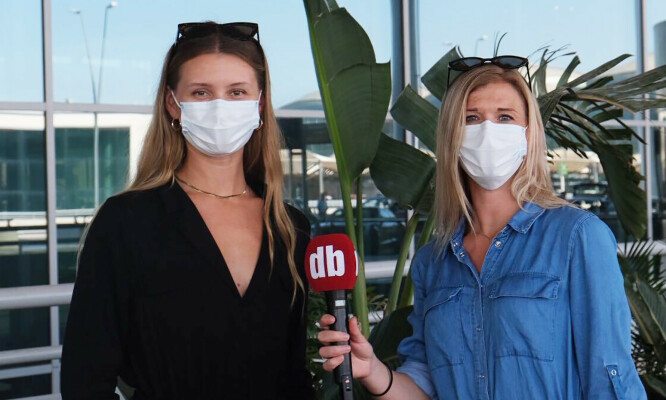 ALICANTE: Dagbladets reportere Embla Augusta Hjort-Larsen og Ingunn Dorholt på plass i Alicante.. Foto: Privat. ALICANTE: Dagbladets reportere Embla Augusta Hjort-Larsen og Ingunn Dorholt på plass i Alicante.. Foto: Privat.