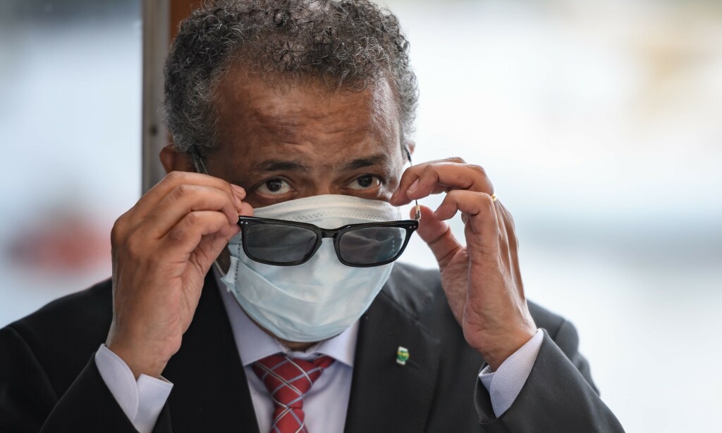 ADVARER: WHO registrerer stadig nye smitterekorder og advarer om at «verden nå går inn i en ny og farlig fase». Her er WHO-direktør Tedros Ghebreyesus avbildet i Geneve tidligere i juni. Foto: Fabrice COFFRINI / AFP / NTB scanpix ADVARER: WHO registrerer stadig nye smitterekorder og advarer om at «verden nå går inn i en ny og farlig fase». Her er WHO-direktør Tedros Ghebreyesus avbildet i Geneve tidligere i juni. Foto: Fabrice COFFRINI / AFP / NTB scanpix
