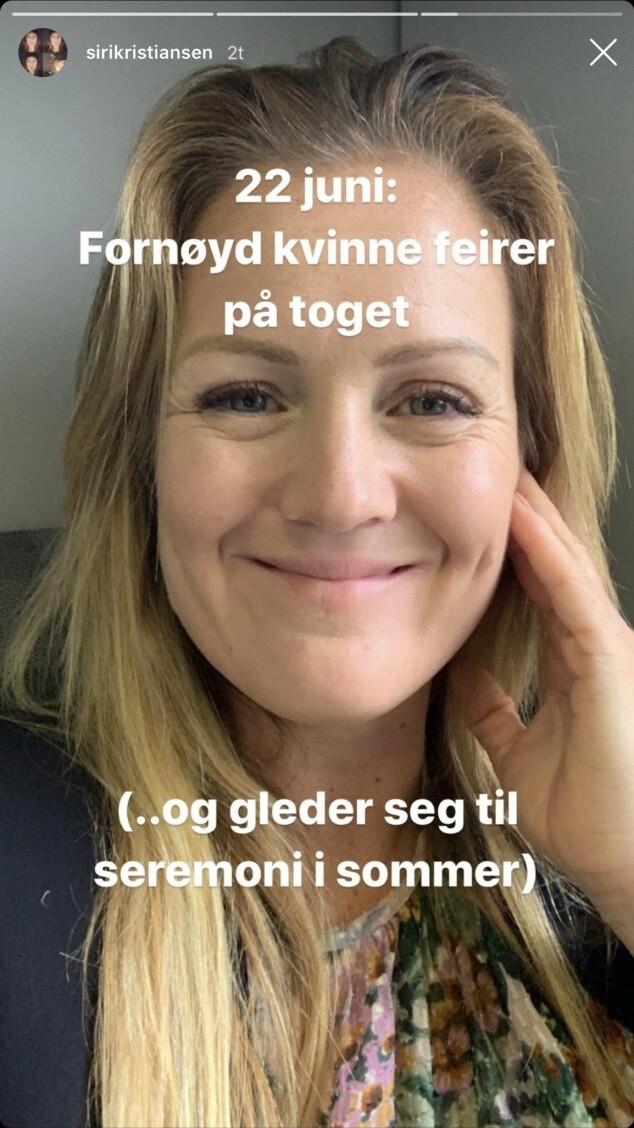 SEREMONI: Det ordentlige bryllupet vil finne sted i sommer, ifølge Kristiansen. Foto: Skjermdump Instagram SEREMONI: Det ordentlige bryllupet vil finne sted i sommer, ifølge Kristiansen. Foto: Skjermdump Instagram