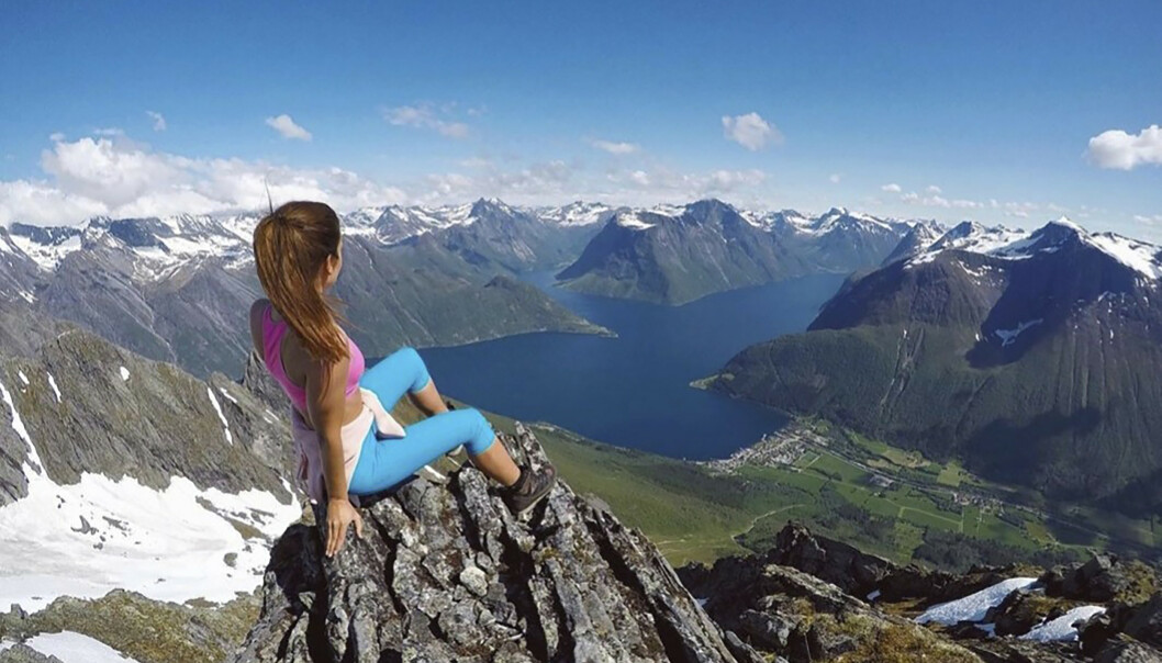 <strong>MAJESTETISK:</strong>
Her er Hustad på Lisjedalshornet, 1274 meter over
havet. FOTO: @kristinakh/Instagram <strong>MAJESTETISK:</strong>
Her er Hustad på Lisjedalshornet, 1274 meter over
havet. FOTO: @kristinakh/Instagram
