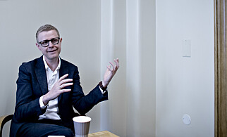 NY SJEF: Geir Morten Nilsen kom fra jobben som konsernsjef i Dagen til stillingen som generalsekretær i KrF i fjor. Foto: Bjørn Langsem /Dagbladet NY SJEF: Geir Morten Nilsen kom fra jobben som konsernsjef i Dagen til stillingen som generalsekretær i KrF i fjor. Foto: Bjørn Langsem /Dagbladet