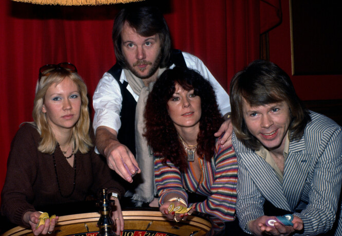 VELKJENT KVARTETT: Abba, har fotografert i 1974, kan sies å ha vært et av popmusikkens største eventyr. Foto: NTB Scanpix VELKJENT KVARTETT: Abba, har fotografert i 1974, kan sies å ha vært et av popmusikkens største eventyr. Foto: NTB Scanpix