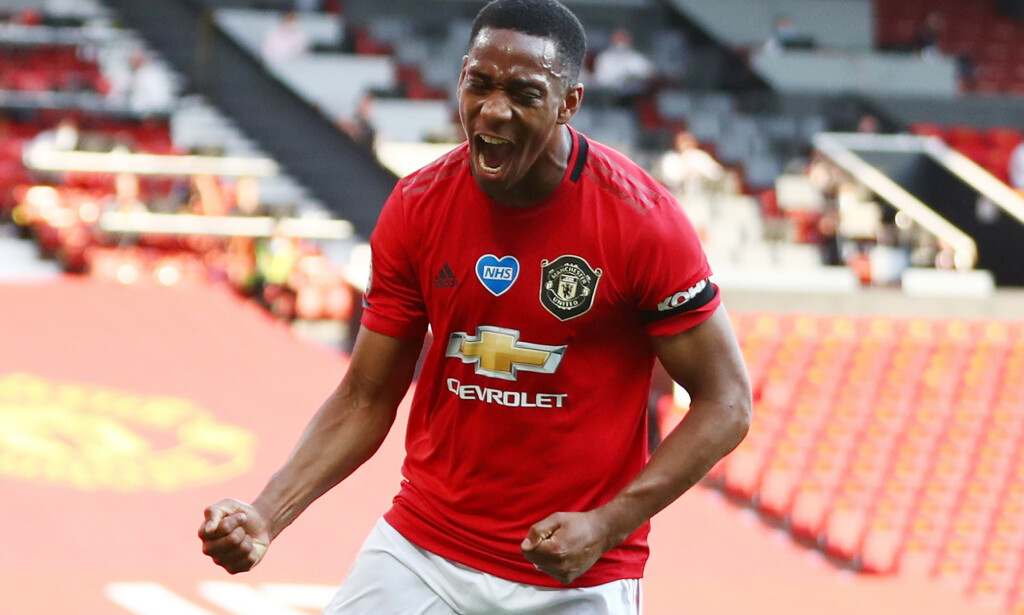 SCORET TRE: Anthony Martial. Foto: NTB Scanpix SCORET TRE: Anthony Martial. Foto: NTB Scanpix
