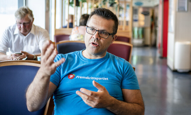 SUKSESS: Fylkesleder Frank Sve langer ut mot Frp i andre deler av landet som har ensidig negativt fokus på innvandring i stedet for å kjempe for innbyggerne sine og være positive.
Foto: Hans Arne Vedlog / Dagbladet SUKSESS: Fylkesleder Frank Sve langer ut mot Frp i andre deler av landet som har ensidig negativt fokus på innvandring i stedet for å kjempe for innbyggerne sine og være positive.
Foto: Hans Arne Vedlog / Dagbladet