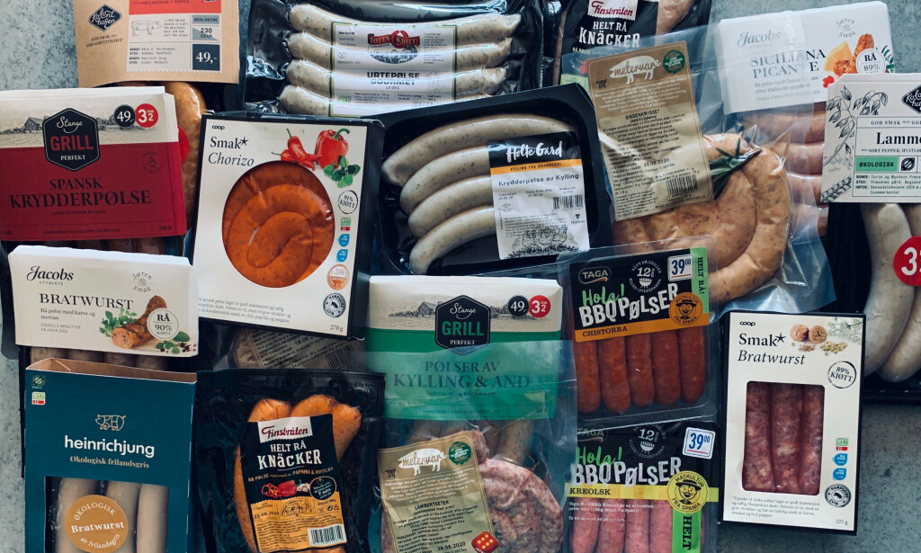 PØLSEFEST: Det er mye morsomt å velge mellom i pølsehyllene - og vi har fått noen nye favoritter. PØLSEFEST: Det er mye morsomt å velge mellom i pølsehyllene - og vi har fått noen nye favoritter.