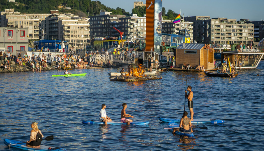Hvis det er en stund siden du har vært i Oslo, er det mye nytt å se. Her fra Bjørvika ved Operaen mot Sørenga.
Foto: Håkon Mosvold Larsen/NTB Scanpix Hvis det er en stund siden du har vært i Oslo, er det mye nytt å se. Her fra Bjørvika ved Operaen mot Sørenga.
Foto: Håkon Mosvold Larsen/NTB Scanpix