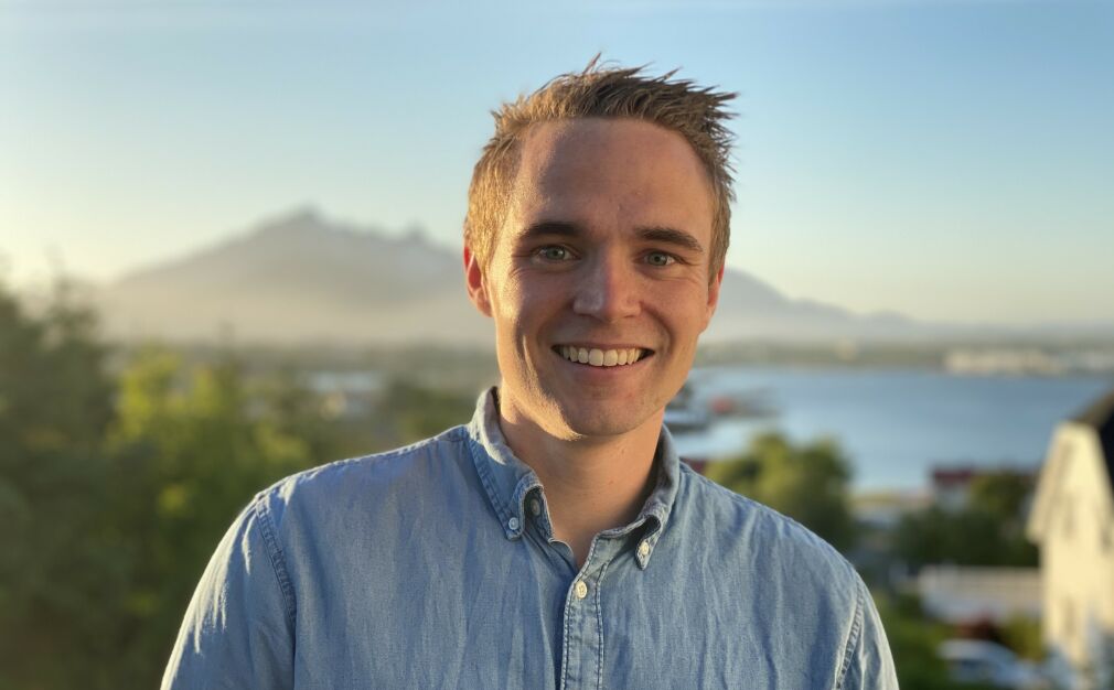 image: Joakim (25) har sommerjobb i Oslo, fra Lofoten