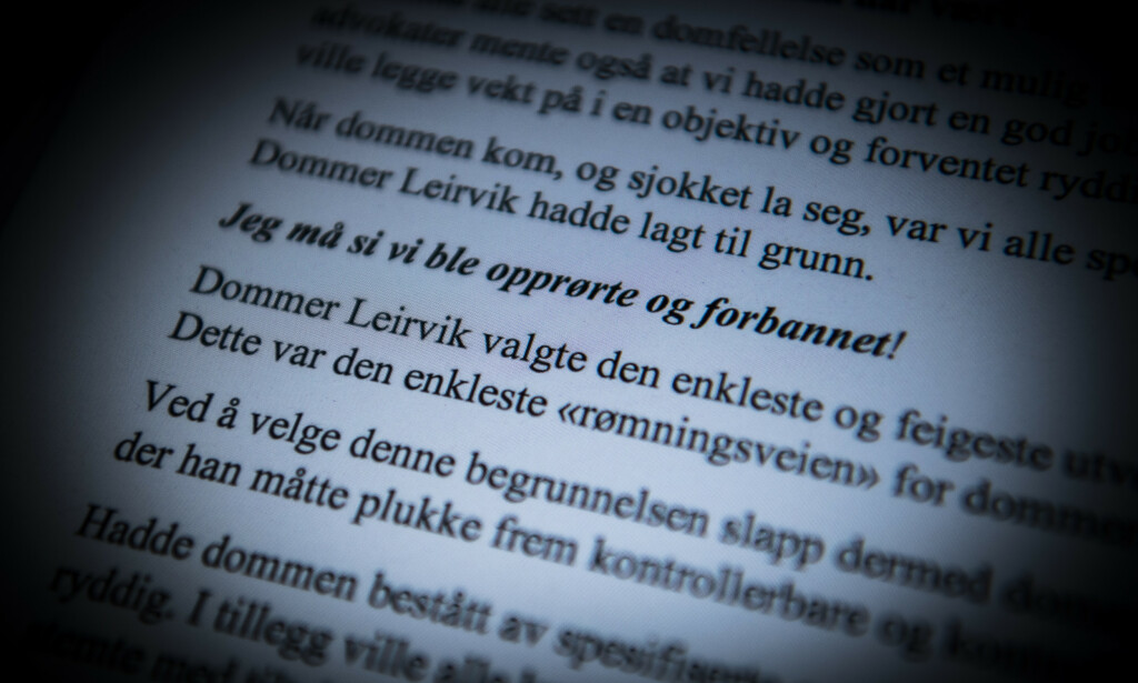 OPPRØRT: Eirik Jensen mener dommernes valg om å dømme ham for psykisk medvirkning er en feig løsning. Foto: Lars Eivind Bones / Dagbladet OPPRØRT: Eirik Jensen mener dommernes valg om å dømme ham for psykisk medvirkning er en feig løsning. Foto: Lars Eivind Bones / Dagbladet