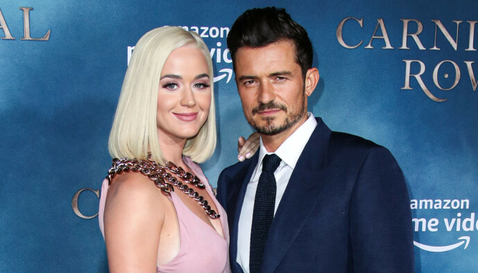 AV OG PÅ: Katy Perry og filmstjernen Orlando Bloom har vært i et av-og-på-forhold, men ble til slutt forlovet i 2019. Nå venter de snart en babydatter. Her er de fotografert under en filmpremiere i Los Angeles i 2019. AV OG PÅ: Katy Perry og filmstjernen Orlando Bloom har vært i et av-og-på-forhold, men ble til slutt forlovet i 2019. Nå venter de snart en babydatter. Her er de fotografert under en filmpremiere i Los Angeles i 2019.