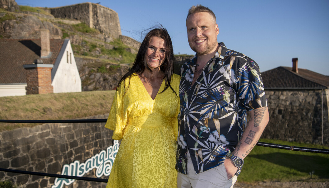 DUO: I sommer skal Katrine Moholt og Staysman lede «Allsang på grensen» fra Halden. Foto: Lars Eivind Bones / Dagbladet DUO: I sommer skal Katrine Moholt og Staysman lede «Allsang på grensen» fra Halden. Foto: Lars Eivind Bones / Dagbladet