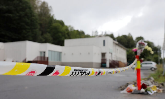 Oslo 20190812.
Bærum 20190811. Rolig utenfor moskeen Al-Noor Islamic Centre i Bærum mandag morgen.
Foto: Ørn E. Borgen / NTB scanpix
