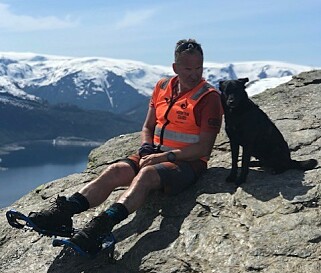 FJELLVAKT: Leiv Varberg har vært frivillig i Røde Kors siden han var 17 år gammel. Foto: Privat FJELLVAKT: Leiv Varberg har vært frivillig i Røde Kors siden han var 17 år gammel. Foto: Privat