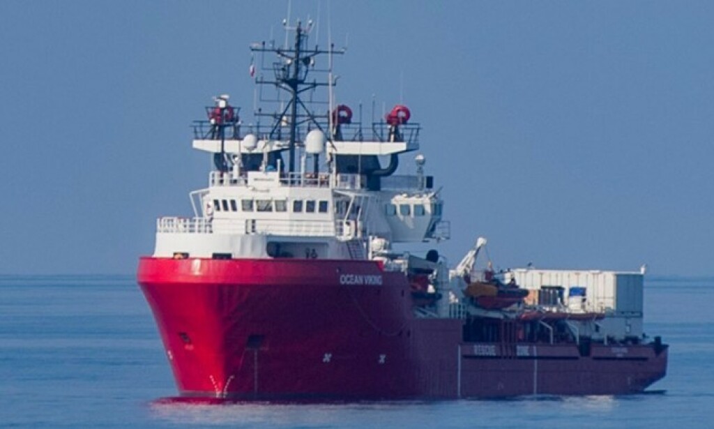 NØDSITUASJON: Det er erklært nødsituasjon på det norske skipet «Ocean Viking». Foto: AFP/NTB Scanpix. NØDSITUASJON: Det er erklært nødsituasjon på det norske skipet «Ocean Viking». Foto: AFP/NTB Scanpix.