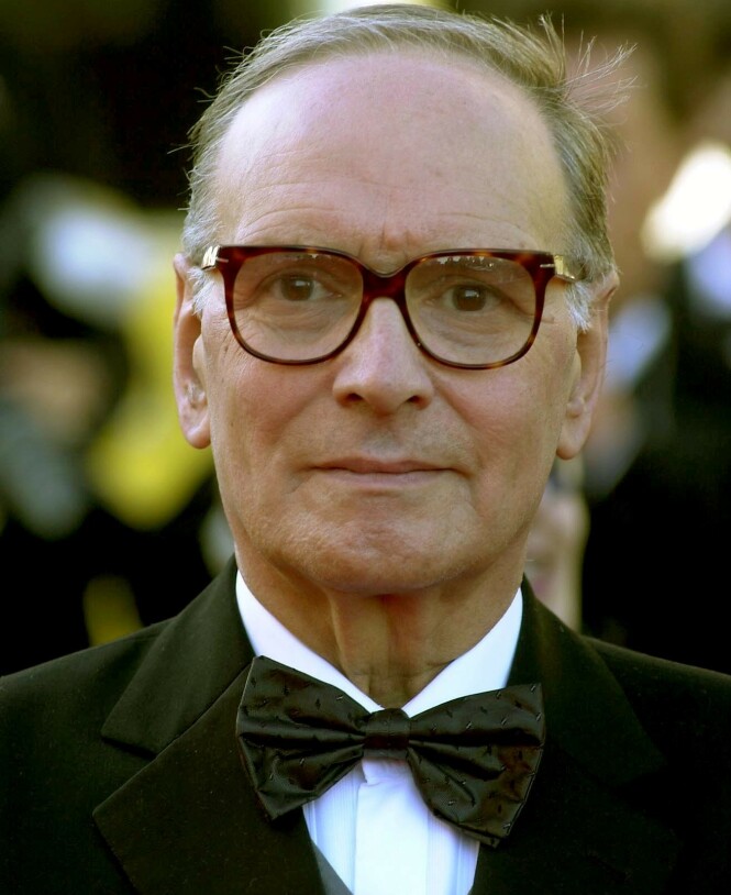 GIKK BORT: Ennio Morricone gikk bort 91 år gammel. Her avbildet under filmfestivalen i Cannes i 2002. Foto: NTB Scanpix GIKK BORT: Ennio Morricone gikk bort 91 år gammel. Her avbildet under filmfestivalen i Cannes i 2002. Foto: NTB Scanpix