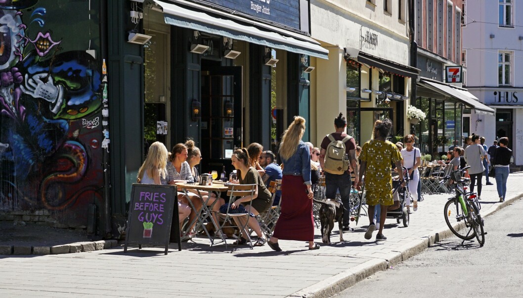 BYLIV: På Grünerløkka finner man et vell av sjarmerende spisesteder og butikker. Foto: Visit Oslo/Tord Baklund BYLIV: På Grünerløkka finner man et vell av sjarmerende spisesteder og butikker. Foto: Visit Oslo/Tord Baklund
