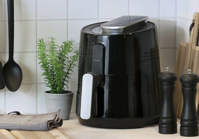 LUFTFRITYRKOKER: Friterer med varmluft - helt uten olje. LUFTFRITYRKOKER: Friterer med varmluft - helt uten olje.