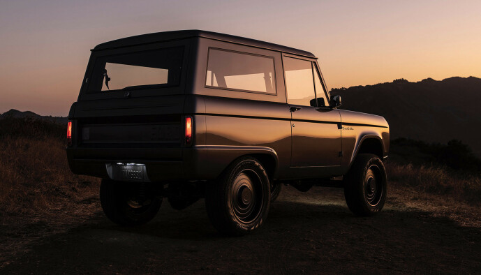 KLASSISK: Designen er umiskjennelig Bronco. Foto: Zero Labs KLASSISK: Designen er umiskjennelig Bronco. Foto: Zero Labs