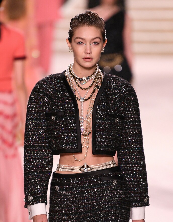 JELENA: Det er nok flere som ikke aner at supermodellen Gigi Hadids egentlige navn er Jelena Noura Hadid. Foto: NTB Scanpix JELENA: Det er nok flere som ikke aner at supermodellen Gigi Hadids egentlige navn er Jelena Noura Hadid. Foto: NTB Scanpix
