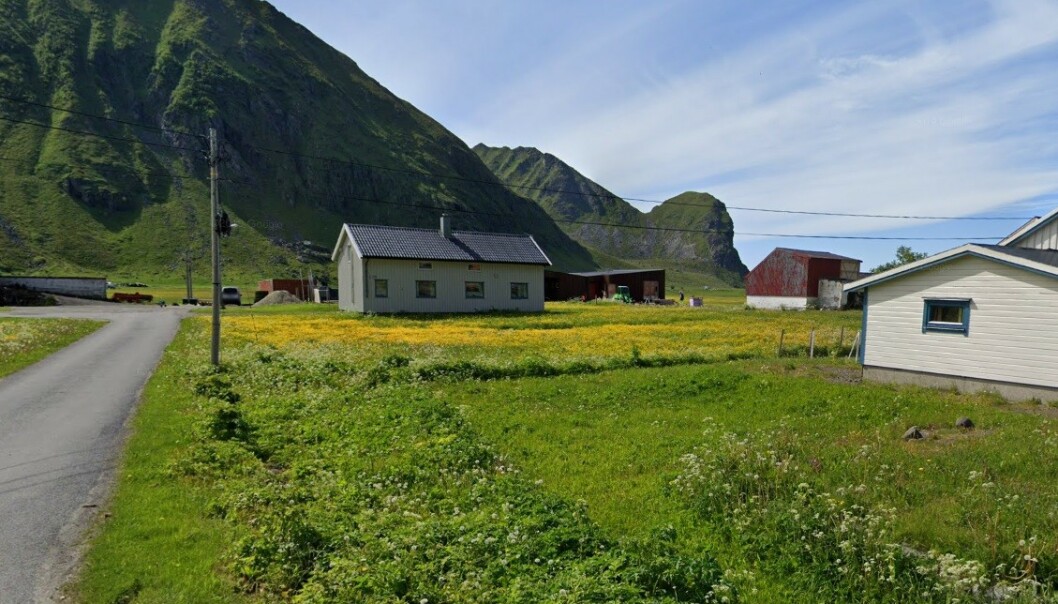 HUSET: Her er et bilde av eneboligen til prins Rahim Aga Khan på Unstad. Foto: Skjermdump fra Google Maps HUSET: Her er et bilde av eneboligen til prins Rahim Aga Khan på Unstad. Foto: Skjermdump fra Google Maps