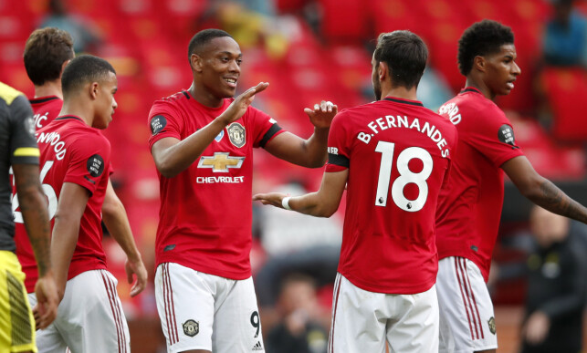 2-1: Anthony Martial kunne blitt matcvinner for Manchester United. Foto: NTB scanpix 2-1: Anthony Martial kunne blitt matcvinner for Manchester United. Foto: NTB scanpix