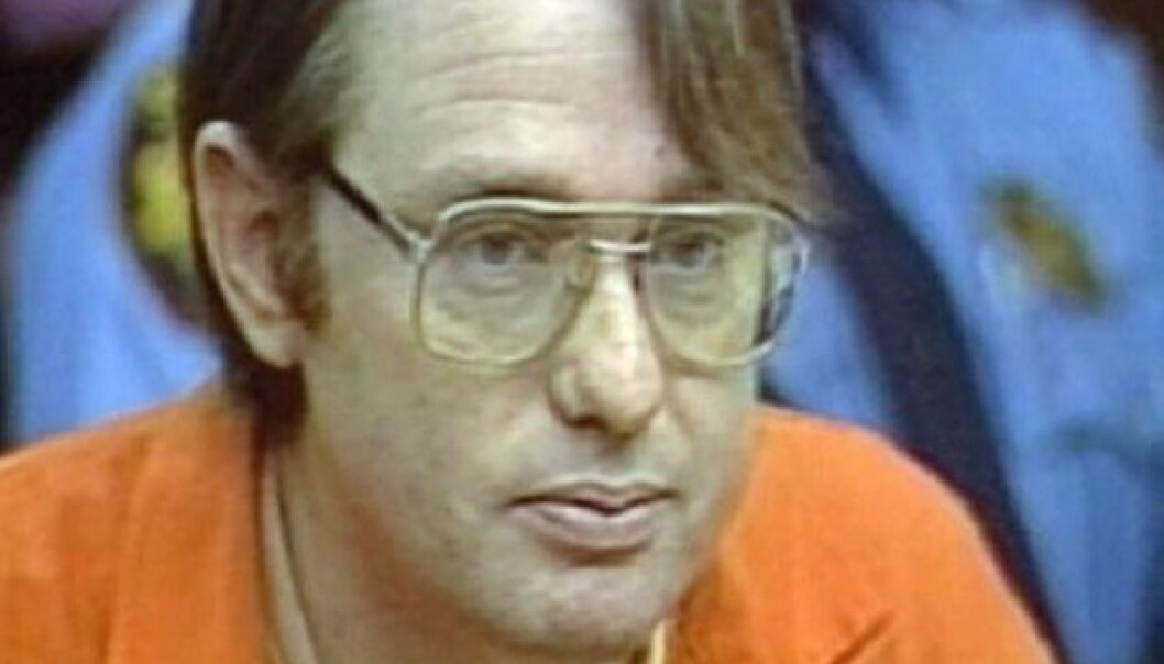 MONSTER: Cameron Hooker avbildet under rettsaken mot ham i 1985. FOTO: Twitter MONSTER: Cameron Hooker avbildet under rettsaken mot ham i 1985. FOTO: Twitter