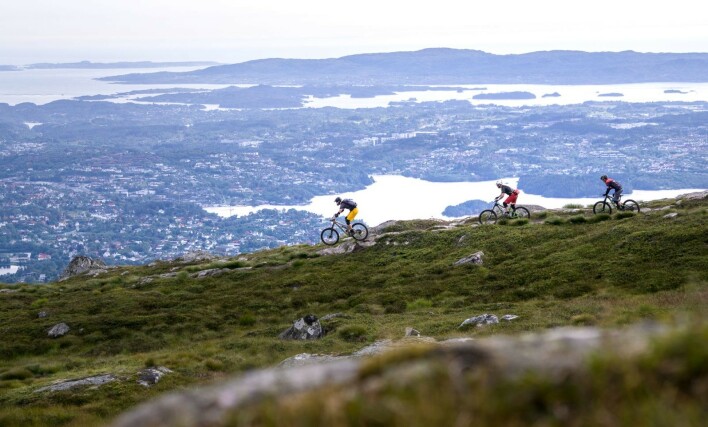 Trailguide gir tilgang til nydelige ruter i Norge, som her fra Ulriken i Bergen. 📸: Privat Trailguide gir tilgang til nydelige ruter i Norge, som her fra Ulriken i Bergen. 📸: Privat