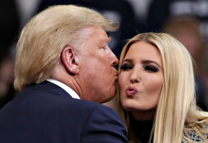 FAR OG DATTER: Her er Donald og Ivanka Trump avbildet sammen. Foto: NTB Scanpix FAR OG DATTER: Her er Donald og Ivanka Trump avbildet sammen. Foto: NTB Scanpix