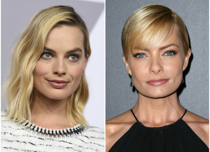 Margot Robbie (t. v.) har en tolv år eldre «tvilling» i Jaime Pressly. FOTO: Scanpix Margot Robbie (t. v.) har en tolv år eldre «tvilling» i Jaime Pressly. FOTO: Scanpix
