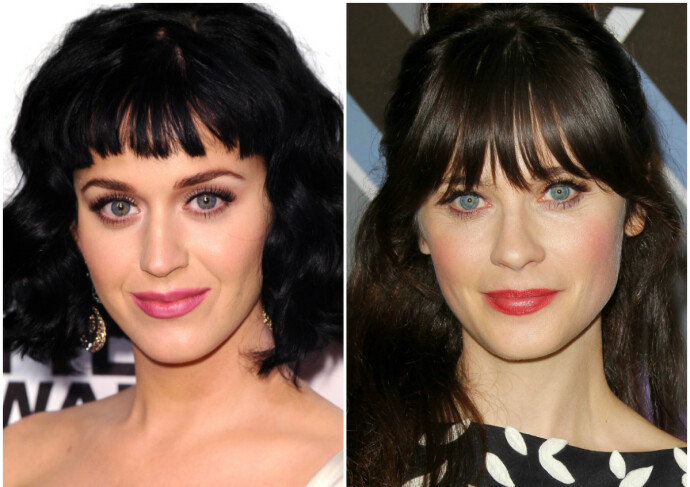 Artist Katy Perry (t. v.) og «New Girl»-skuespillerinne Zooey Deschanel. FOTO: Scanpix Artist Katy Perry (t. v.) og «New Girl»-skuespillerinne Zooey Deschanel. FOTO: Scanpix