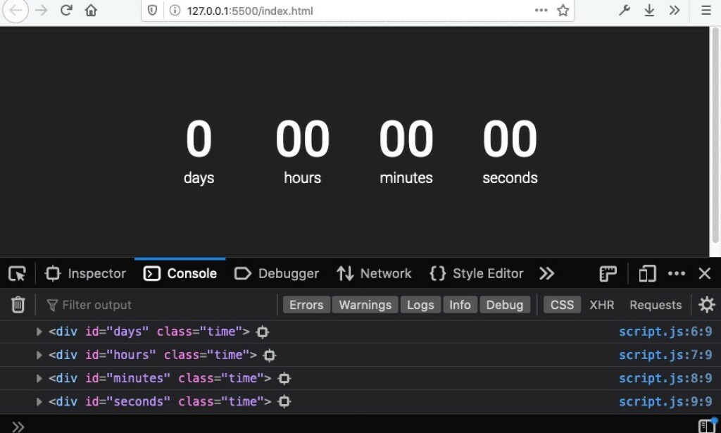 image: Lag en enkel nedtelling med JavaScript image: Lag en enkel nedtelling med JavaScript
