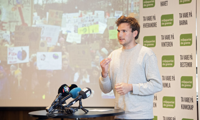 KONTRER: Nasjonal talsperson i Grønn Ungdom Teodor Bruu stiller spørsmål ved hva Hansmark mener er realpolitikk. Foto: Ryan Kelly / NTB scanpix KONTRER: Nasjonal talsperson i Grønn Ungdom Teodor Bruu stiller spørsmål ved hva Hansmark mener er realpolitikk. Foto: Ryan Kelly / NTB scanpix