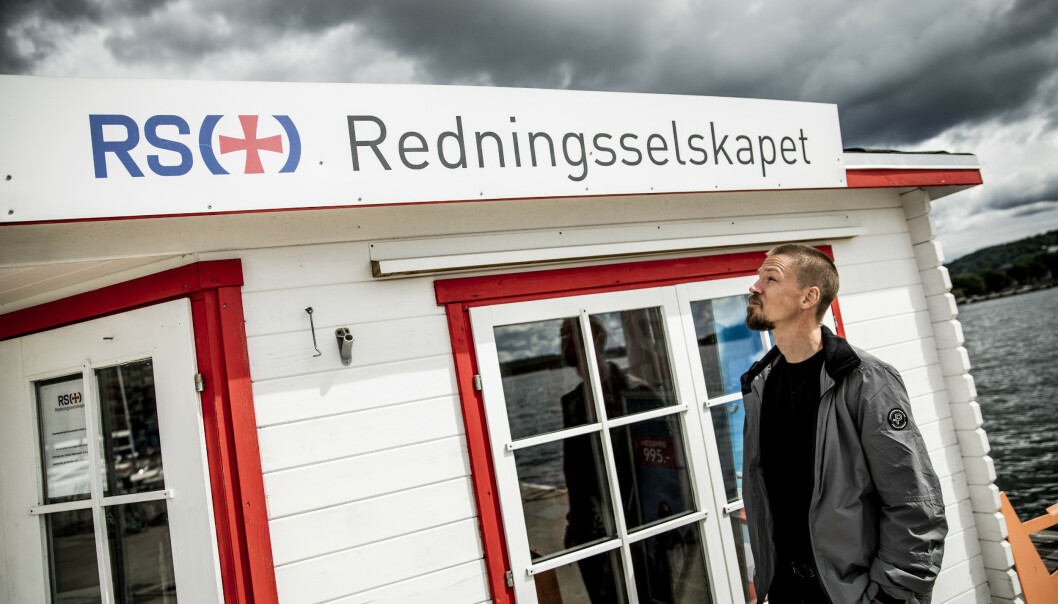 <strong>GAMLE VENNER:</strong> Sellevold måtte bli reddet sju ganger på ett år, forteller han. Foto: Christian Roth Christensen <strong>GAMLE VENNER:</strong> Sellevold måtte bli reddet sju ganger på ett år, forteller han. Foto: Christian Roth Christensen