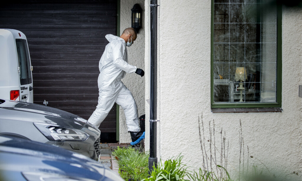 ENDEVENDTE HUSET: Etter at Tom Hagen ble pågrepet i april, inntok politiet på nytt ekteparet Hagens bolig i Sloraveien på Lørenskog. Foto Nina Hansen / Dagbladet ENDEVENDTE HUSET: Etter at Tom Hagen ble pågrepet i april, inntok politiet på nytt ekteparet Hagens bolig i Sloraveien på Lørenskog. Foto Nina Hansen / Dagbladet