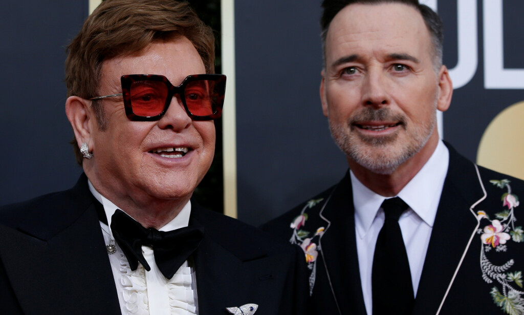 NY EKTEFELLE: Elton John og ektemannen David Furnish under Golden Globe-utdelingen tidligere i år. Foto: REUTERS/Mario Anzuoni/File Photo NY EKTEFELLE: Elton John og ektemannen David Furnish under Golden Globe-utdelingen tidligere i år. Foto: REUTERS/Mario Anzuoni/File Photo