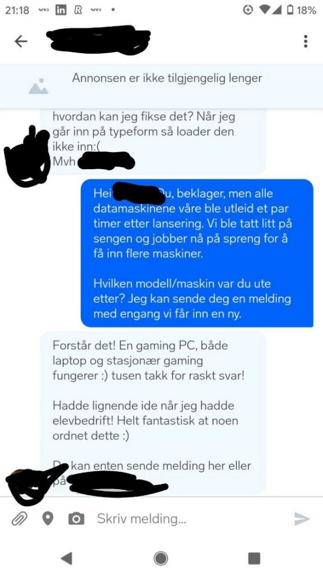 Alt av personlig informasjon anskaffet i tilknytning til eksperimentet er selvfølgelig slettet. Alt av personlig informasjon anskaffet i tilknytning til eksperimentet er selvfølgelig slettet.