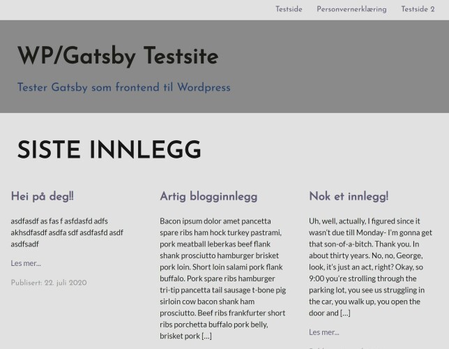 image: Bruk Wordpress som headless CMS, med Kurts Gatsby-løsning image: Bruk Wordpress som headless CMS, med Kurts Gatsby-løsning