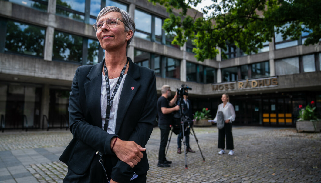 NEGATIVE RESULTATER: På pressebrifen torsdag uttrykte ordfører Hanne Tollerud glede over at de ikke har ny smitte ved Rosnes omsorgsboliger. Foto: Stian Lysberg Solum / NTB scanpix NEGATIVE RESULTATER: På pressebrifen torsdag uttrykte ordfører Hanne Tollerud glede over at de ikke har ny smitte ved Rosnes omsorgsboliger. Foto: Stian Lysberg Solum / NTB scanpix