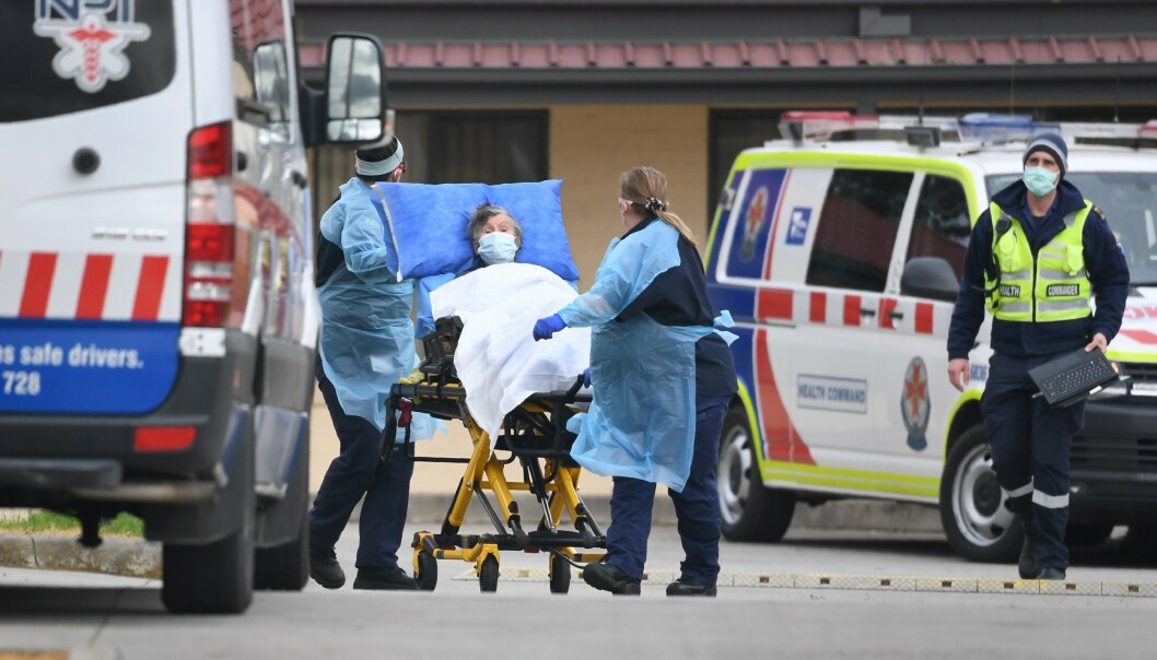ØKNING: Australia, og særølig delstaten Victoria, har sett en økning i dødsfall på sykehjem den siste tiden. Foto: William WEST / AFP / NTB scanpix ØKNING: Australia, og særølig delstaten Victoria, har sett en økning i dødsfall på sykehjem den siste tiden. Foto: William WEST / AFP / NTB scanpix
