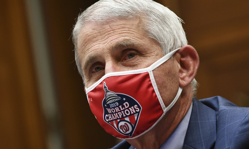 Smittevernrådgiver Anthony Fauci under høringen i Representantenes hus fredag. Foto: Kevin Dietsch / Pool / AP / NTB Scanpix Smittevernrådgiver Anthony Fauci under høringen i Representantenes hus fredag. Foto: Kevin Dietsch / Pool / AP / NTB Scanpix