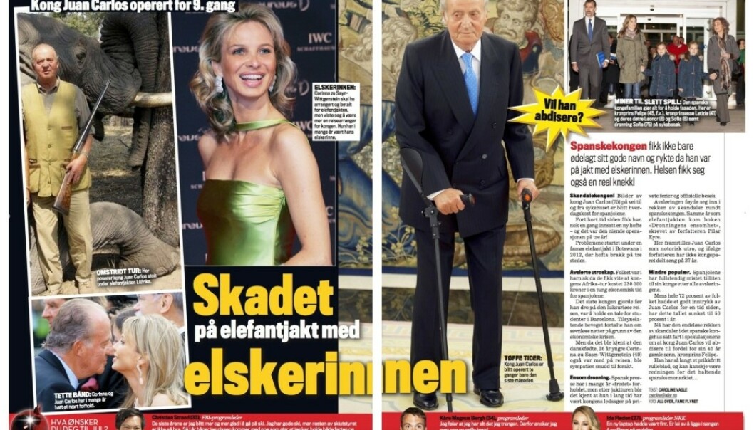 <strong>SJOKKERENDE:</strong> Corinna zu Sayn-Wittgenstein har flere ganger sørget for bråk i kongefamilien. Faksimile: Se og Hør <strong>SJOKKERENDE:</strong> Corinna zu Sayn-Wittgenstein har flere ganger sørget for bråk i kongefamilien. Faksimile: Se og Hør