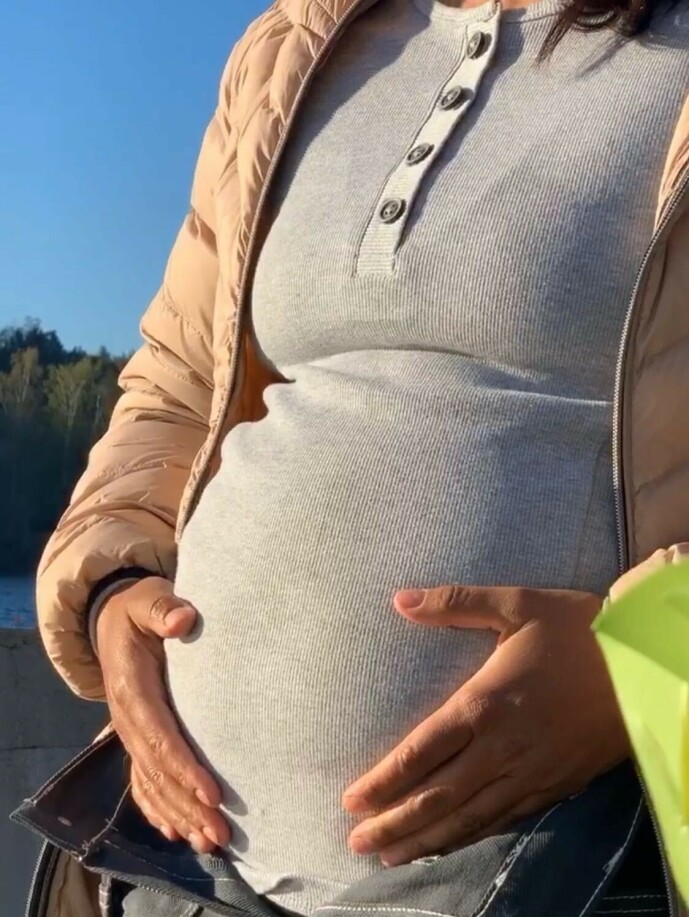 <strong>«FOODBABY»:</strong> Stiansen opplever å få oppblåst mage som følge av mageproblemene. Foto: Privat <strong>«FOODBABY»:</strong> Stiansen opplever å få oppblåst mage som følge av mageproblemene. Foto: Privat