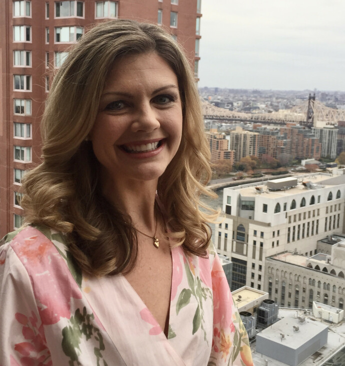 <strong>MANHATTAN:</strong> Erin i penthouse-leiligheten på Upper East-side. FOTO: Privat <strong>MANHATTAN:</strong> Erin i penthouse-leiligheten på Upper East-side. FOTO: Privat