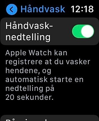 Vask hendene med smartklokka Vask hendene med smartklokka
