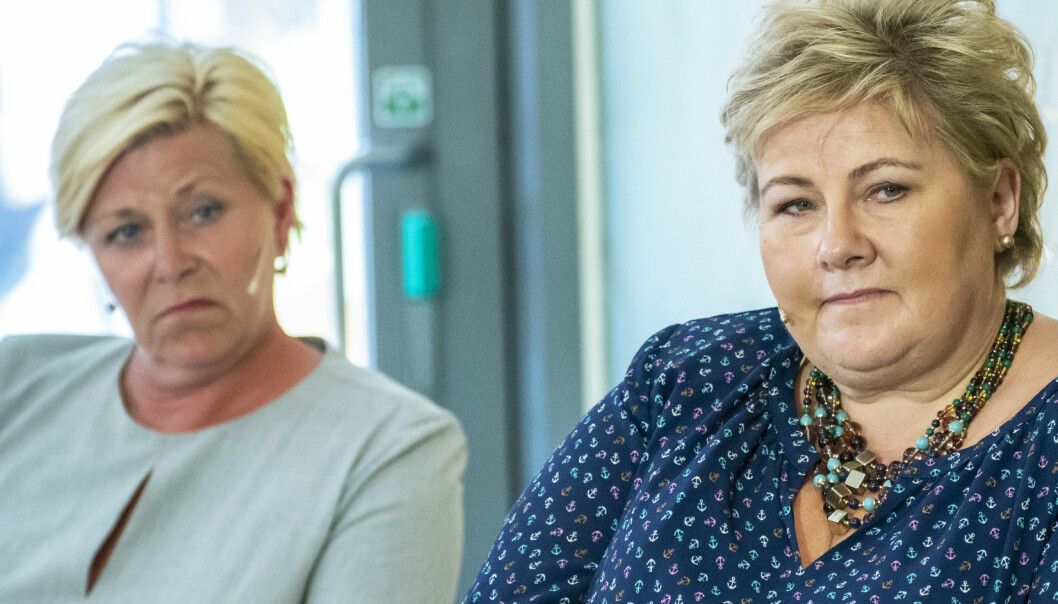 Vil låse Siv Jensen til ultimatum Vil låse Siv Jensen til ultimatum